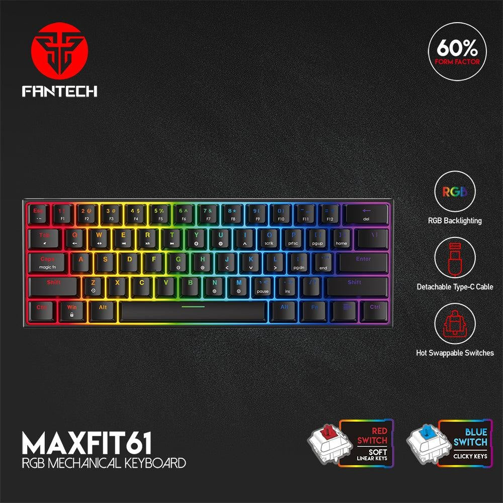 FANTECH MAXFIT61 MK857 RGB SPACE EDITION MECHANICAL KEYBOARD - Fantech Jordan | Gaming Accessories Store 