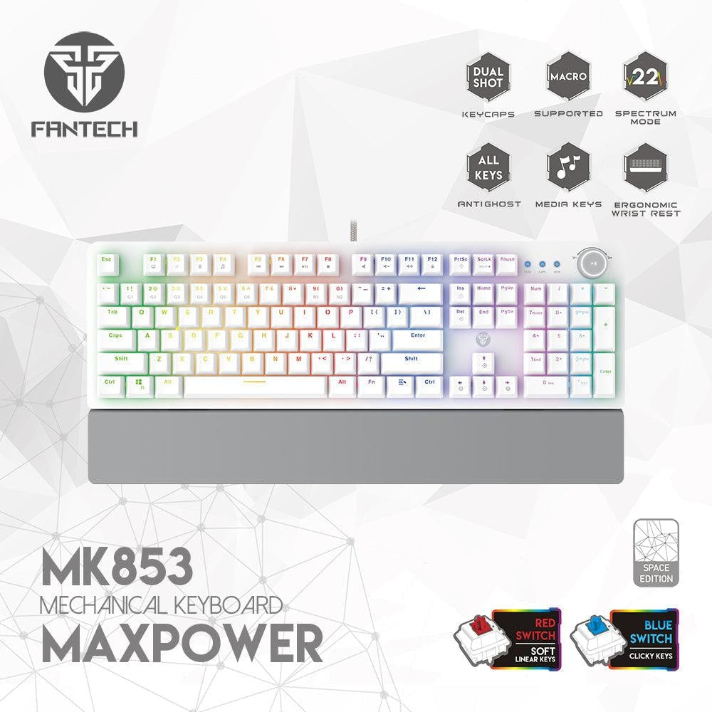 FANTECH MAXPOWER MK853 MECHANICAL KEYBOARD SPACE - Fantech Jordan | Gaming Accessories Store 