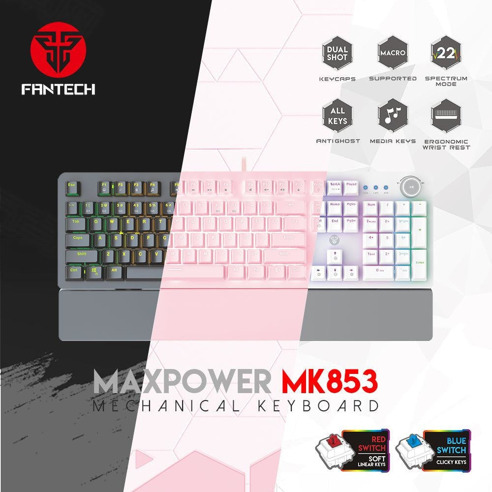 FANTECH MAXPOWER MK853 MECHANICAL KEYBOARD SPACE - Fantech Jordan | Gaming Accessories Store 