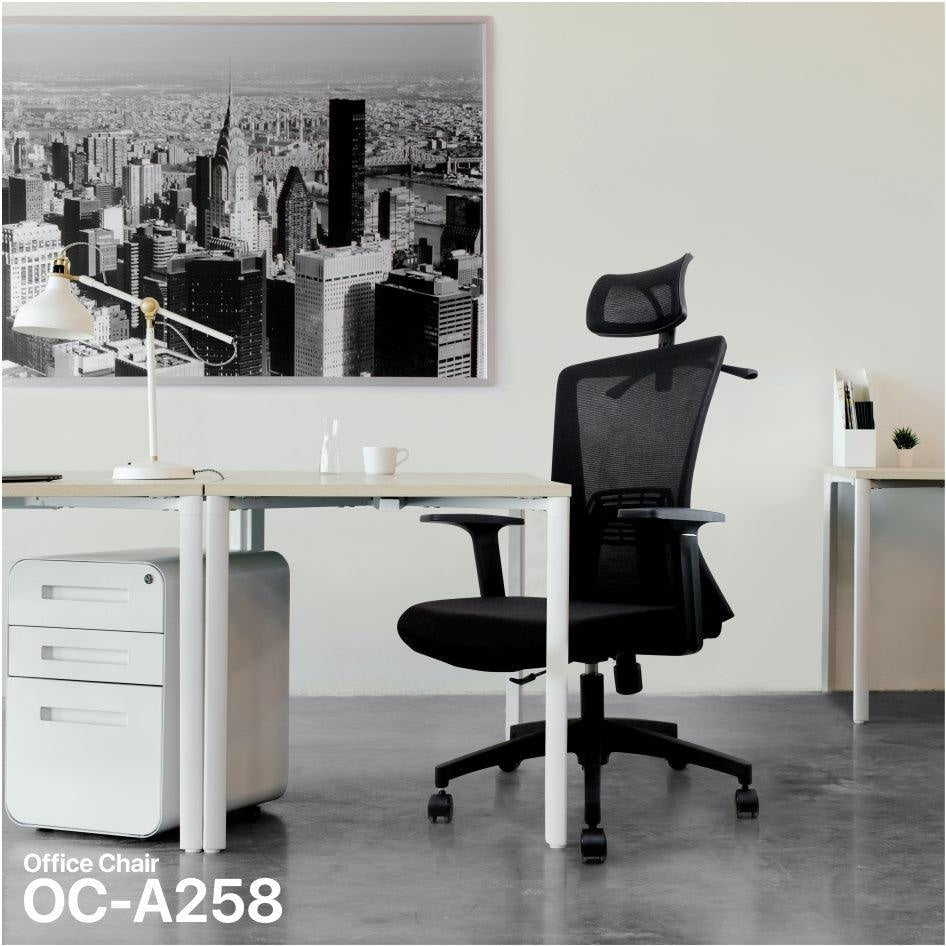 FANTECH OC-A258 OFFICE CHAIR – BLACK – Fantech Jordan