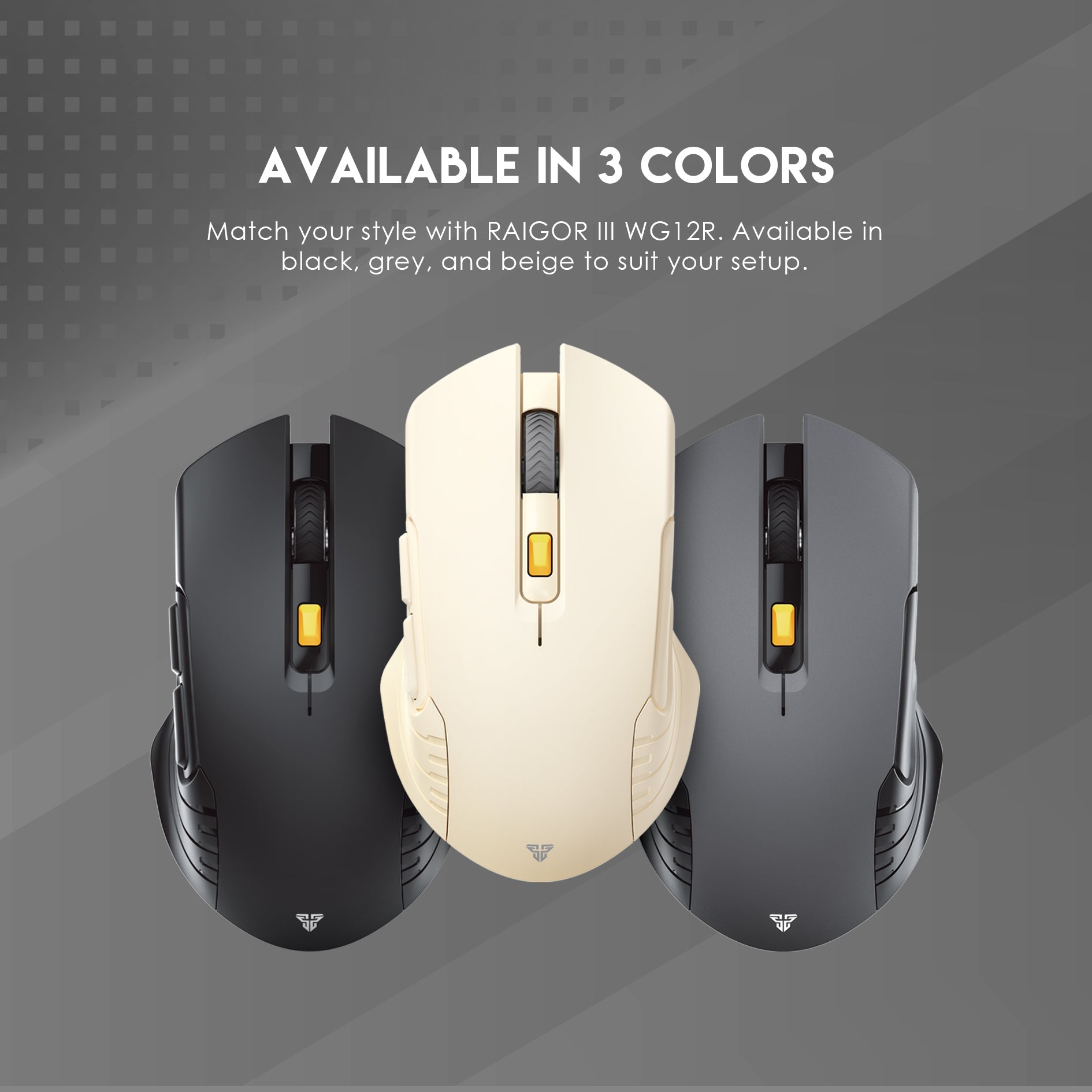 Fantech RAIGOR Gen III WG12R Rechargeable Mouse Wireless Gaming - Fantech Jordan | Gaming Accessories Store