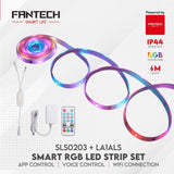 Fantech Smart RGB LED Strip Set SLS0203 + LA1ALS 3M - Fantech Jordan | Gaming Accessories Store 