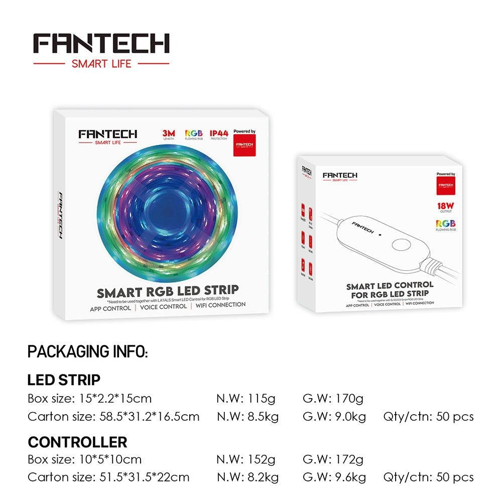 Fantech Smart RGB LED Strip Set SLS0203 + LA1ALS 3M - Fantech Jordan | Gaming Accessories Store 