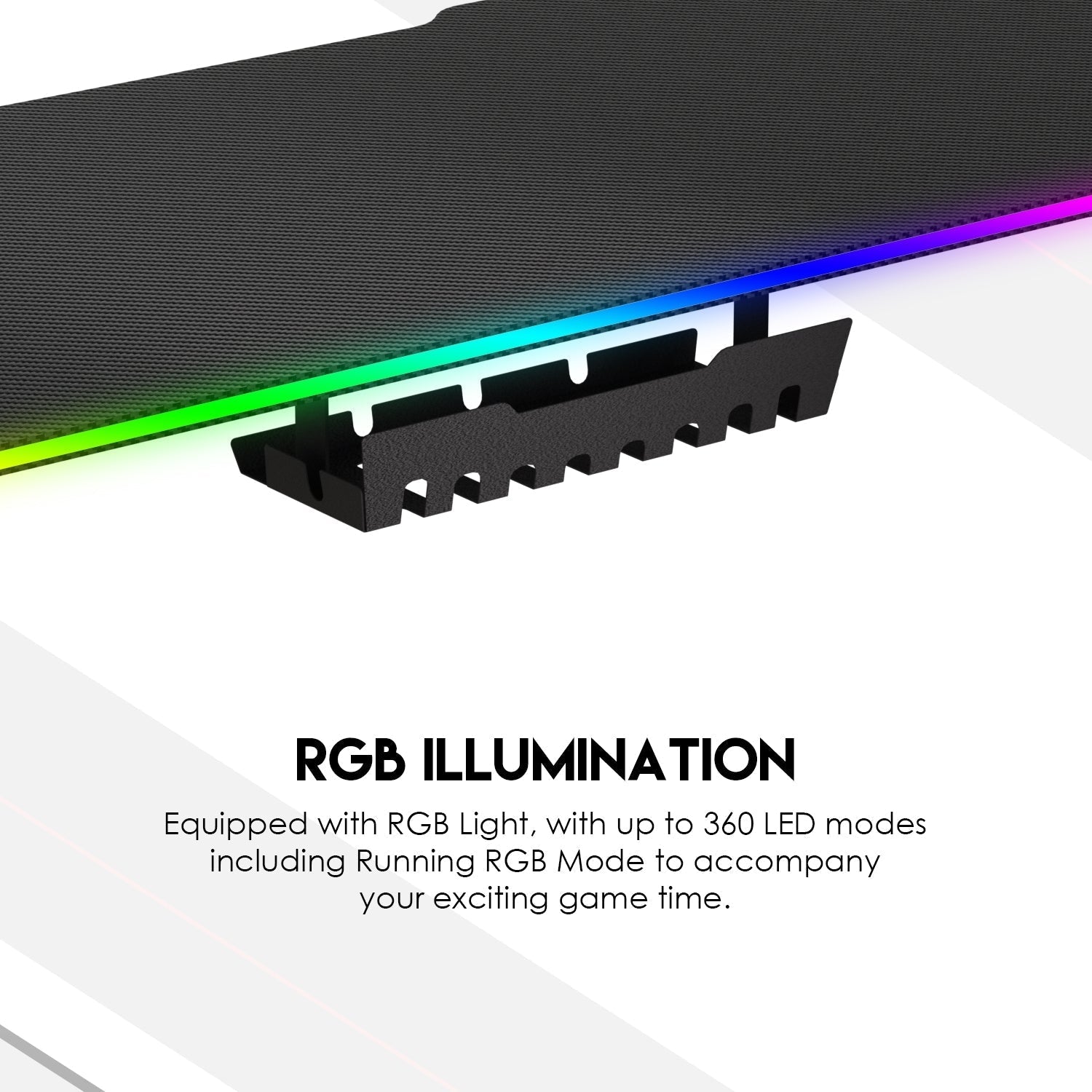 Fantech Tigris GD210 Gaming Desk RGB Illumination Premium and Sleek Large Surface with Cable Management - Fantech Jordan | Gaming Accessories Store 