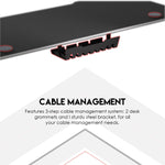 Fantech Tigris GD210 Gaming Desk RGB Illumination Premium and Sleek Large Surface with Cable Management - Fantech Jordan | Gaming Accessories Store 