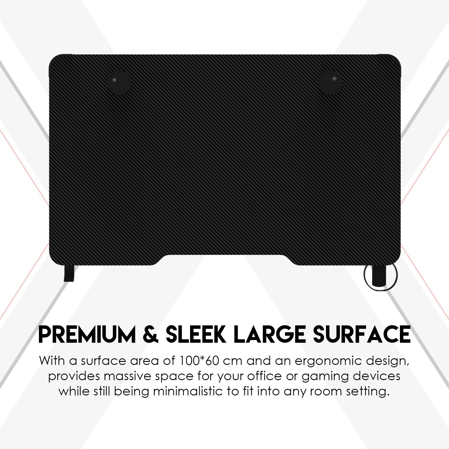 Fantech Tigris GD210 Gaming Desk RGB Illumination Premium and Sleek Large Surface with Cable Management - Fantech Jordan | Gaming Accessories Store 