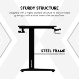 Fantech Tigris GD210 Gaming Desk RGB Illumination Premium and Sleek Large Surface with Cable Management - Fantech Jordan | Gaming Accessories Store 