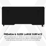 Fantech Tigris GD214 Gaming Desk RGB Illumination Premium and Sleek Large Surface with Cable Management - Fantech Jordan | Gaming Accessories Store 