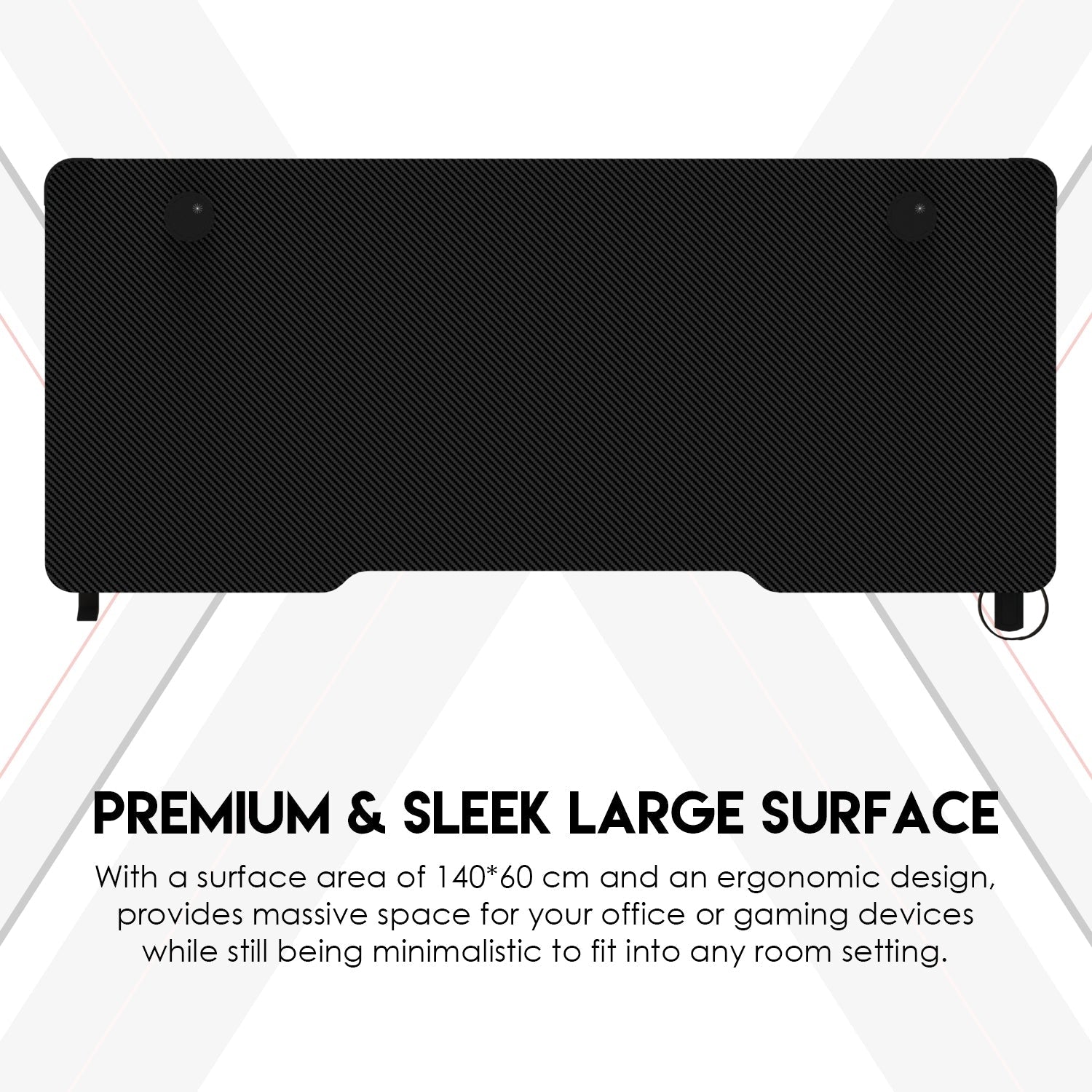 Fantech Tigris GD214 Gaming Desk RGB Illumination Premium and Sleek Large Surface with Cable Management - Fantech Jordan | Gaming Accessories Store 