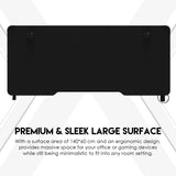 Fantech Tigris GD214 Gaming Desk RGB Illumination Premium and Sleek Large Surface with Cable Management - Fantech Jordan | Gaming Accessories Store 