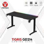 Fantech Tigris GD214 Gaming Desk RGB Illumination Premium and Sleek Large Surface with Cable Management - Fantech Jordan | Gaming Accessories Store 