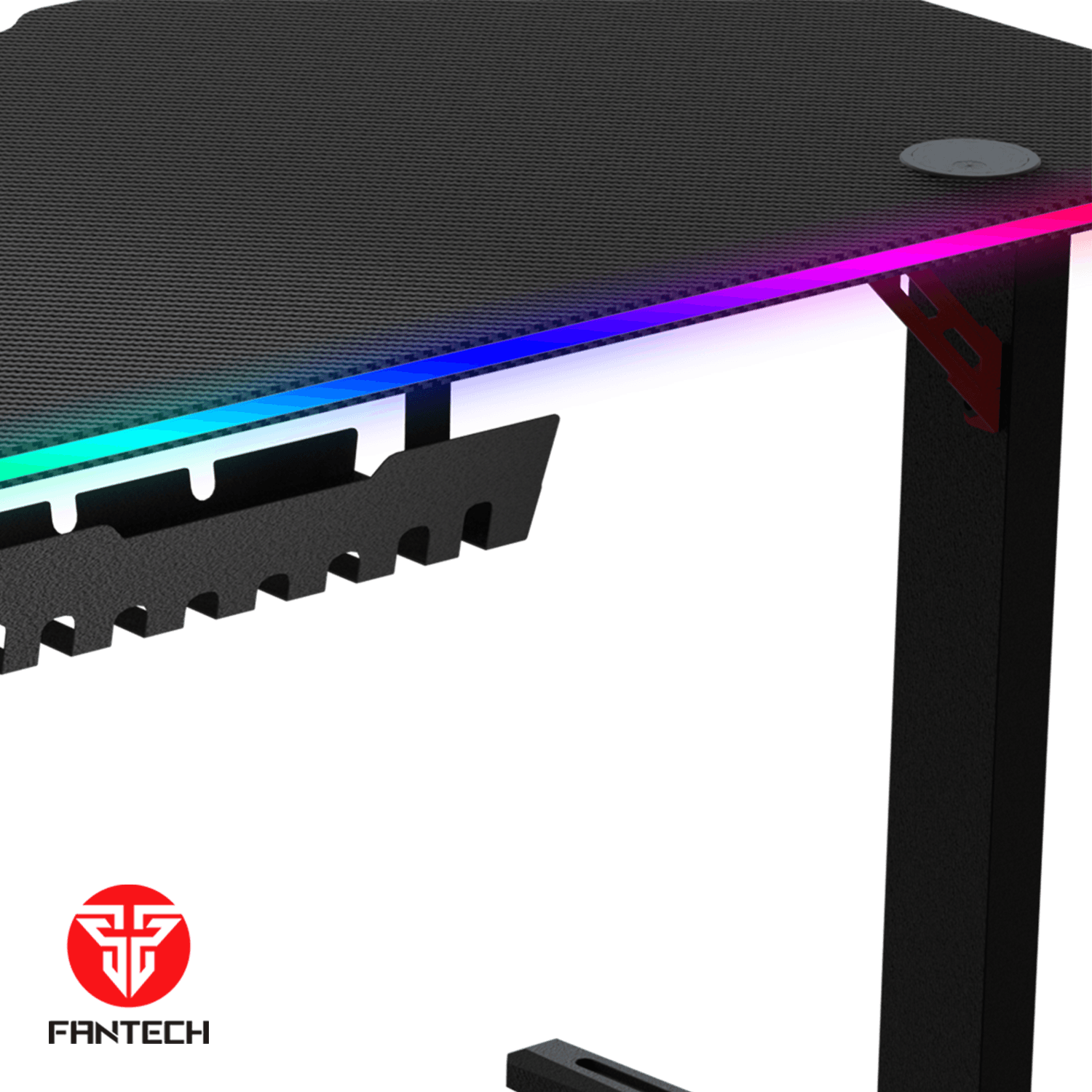Fantech Tigris GD214 Gaming Desk RGB Illumination Premium and Sleek Large Surface with Cable Management - Fantech Jordan | Gaming Accessories Store 