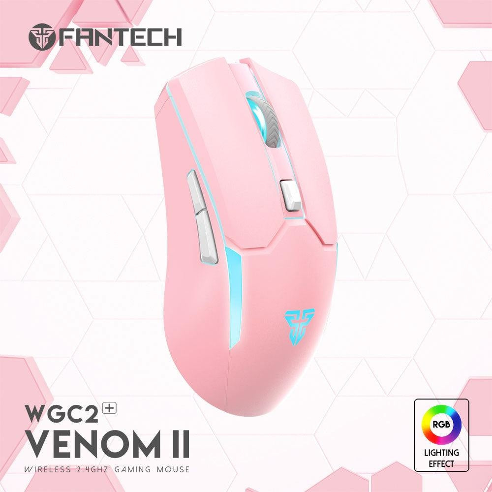Fantech WGC2+ VENOM II Sakura Wireless Mouse - Fantech Jordan | Gaming Accessories Store 