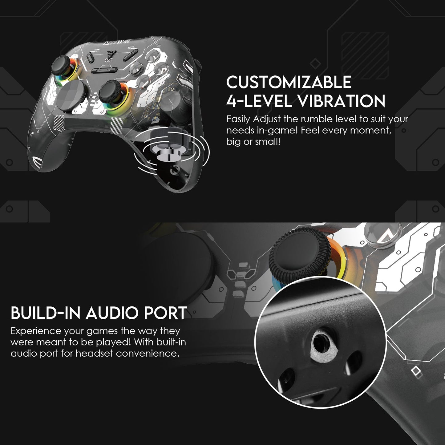 Fantech WGP15 Epsilon Eos Pro Wireless Gaming Controller - Fantech Jordan | Gaming Accessories Store 