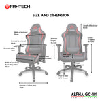 FANTECH ALPHA GC-181 GAMING CHAIR | Red - Fantech Jordan | Gaming Accessories Store 