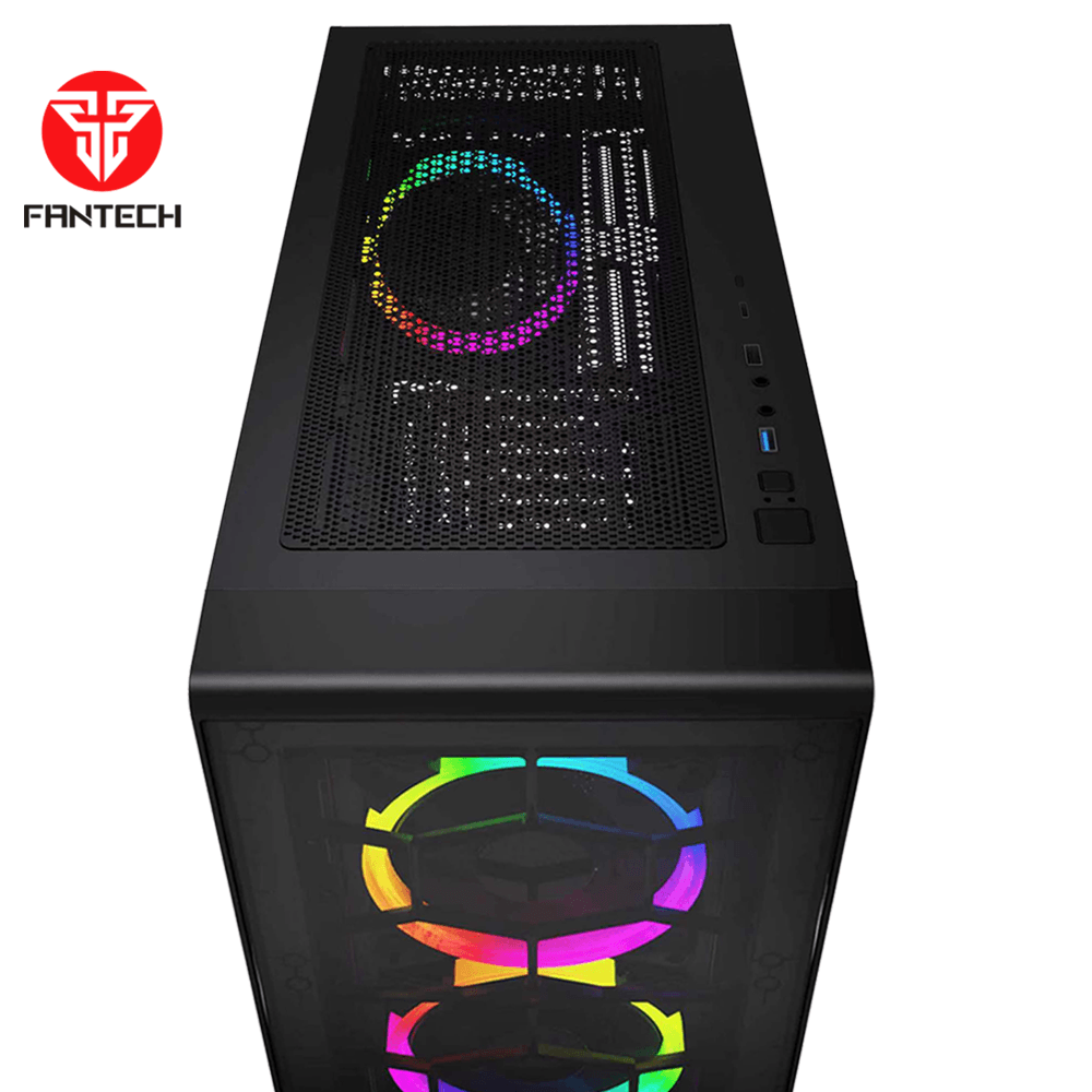 HEXA XL CG82 FULL TOWER CASE WITH FREE 4 PCS FRGB FAN - Fantech Jordan | Gaming Accessories Store