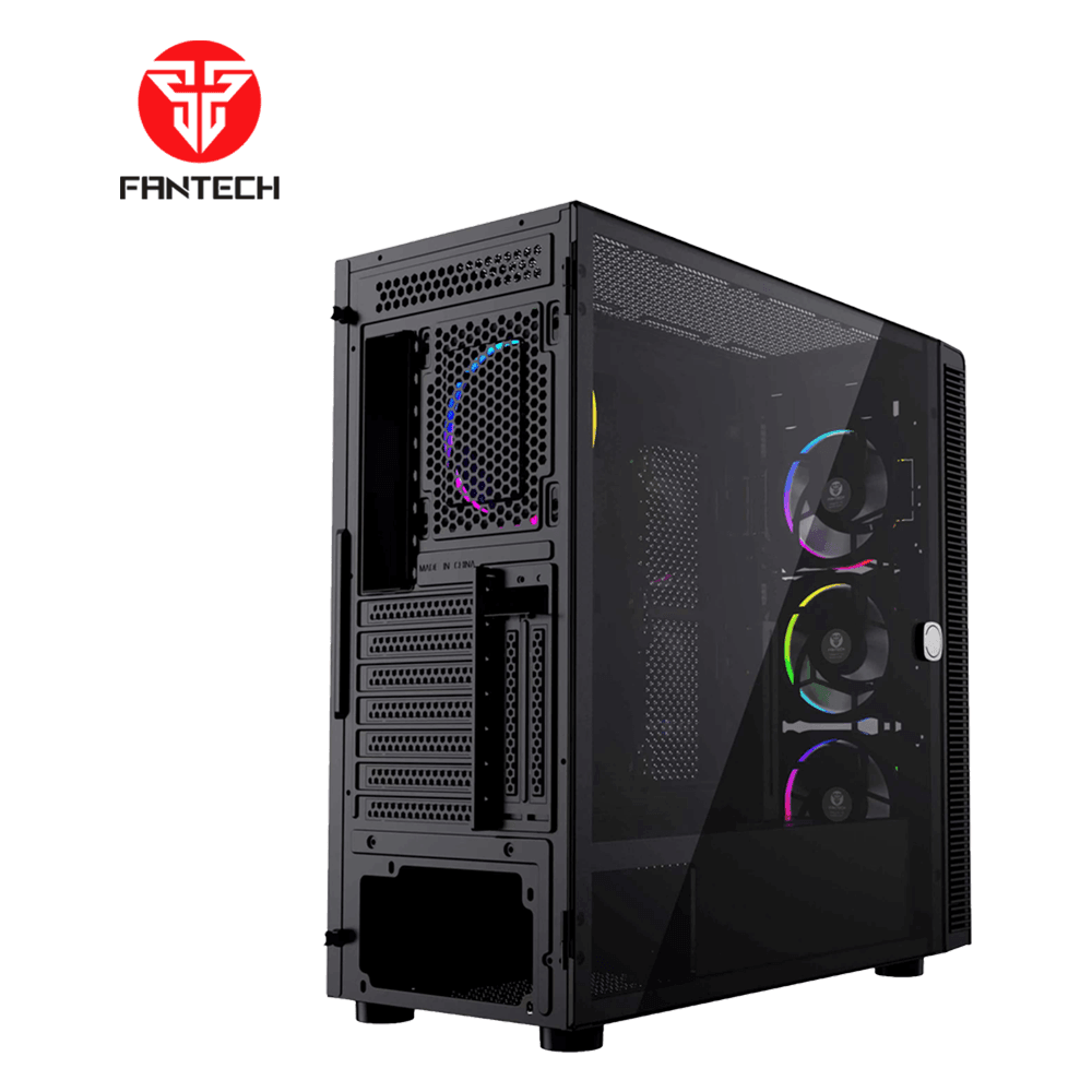 HEXA XL CG82 FULL TOWER CASE WITH FREE 4 PCS FRGB FAN - Fantech Jordan | Gaming Accessories Store