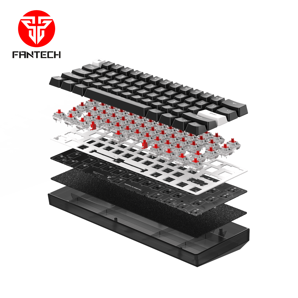 MAXFIT61 FROST WIRELESS MODULAR MECHANICAL KEYBOARD - Fantech Jordan | Gaming Accessories Store 