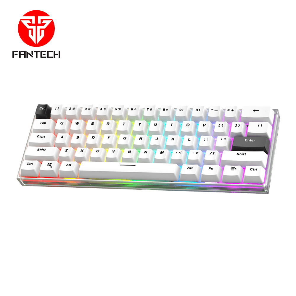 MAXFIT61 FROST WIRELESS MODULAR MECHANICAL KEYBOARD - Fantech Jordan | Gaming Accessories Store 