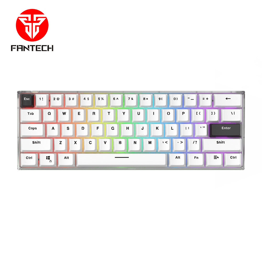 MAXFIT61 FROST WIRELESS MODULAR MECHANICAL KEYBOARD - Fantech Jordan | Gaming Accessories Store 