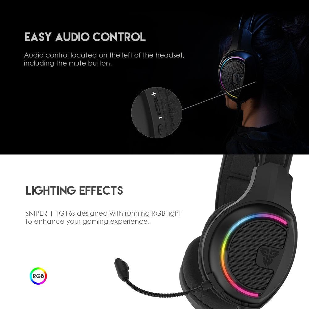 SNIPER II HG16s VIRTUAL 7.1 SURROUND SOUND GAMING HEADSET - Fantech Jordan | Gaming Accessories Store 