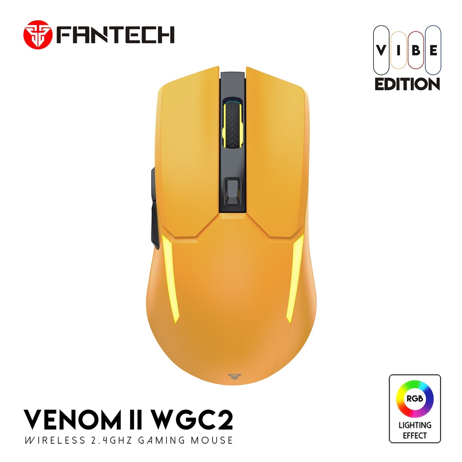 VENOM II WGC2 WIRELESS 2.4GHZ PRO-GAMING MOUSE - Fantech Jordan | Gaming Accessories Store 